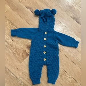 Knitted Romper Sweater 3-6m